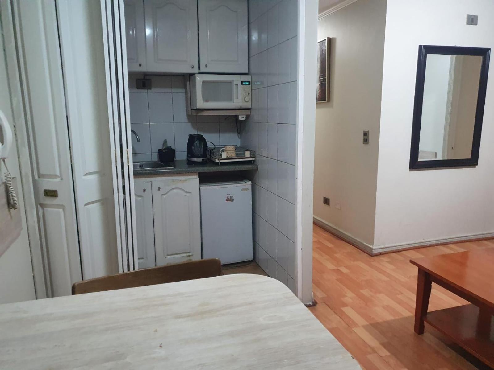 Apartamento Departamento Con Ubicacion Privilegiada: Entre Metro Pedro De Valdivia Y Los Leones, Con Sillon Cama *